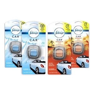 <span class=keywords><strong>Febreze</strong></span> Auto Luchtverfrisser Ventilatieklemmen, 2 Linnen & Lucht En 2 Hawaiiaanse Aloha Geuren, 4 Totale <span class=keywords><strong>Clips</strong></span> - Product Image 3