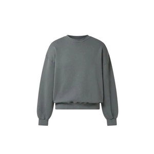 Sudadera de mujer al por mayor jersey de lana de algodón liso OEM ODM proveedor a granel top de mujer con logotipo personalizado - Product Image 1