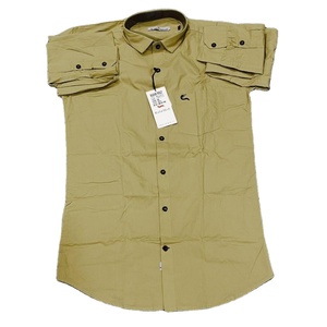Camisa de algodón pesado informal para hombre al por mayor de alta demanda para uso informal de exportador y fabricante indio - Product Image 1