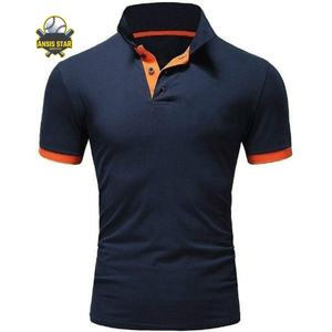 Blanco de algodón suave sólido de manga corta clásico de alta calidad para hombre para Polo diseño personalizado con ajuste OEM de bajo precio - Product Image 2