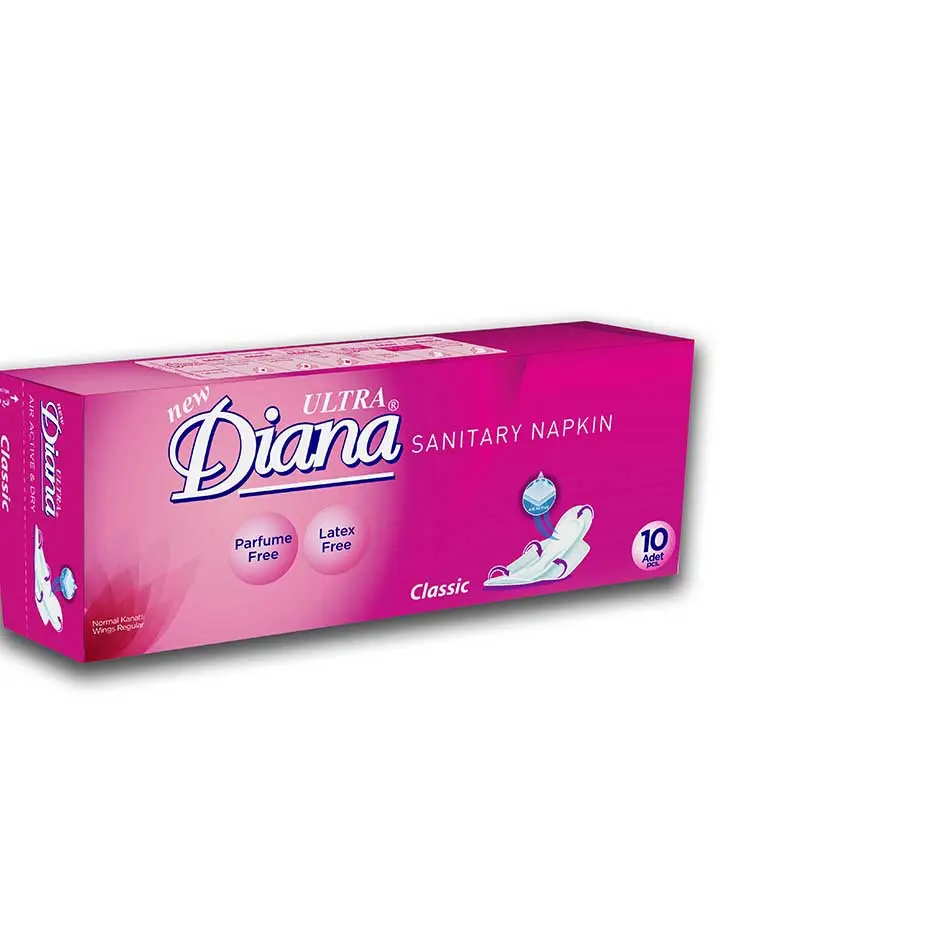 Private Label Nieuwe Ultra Diana Air Actieve En Droge Zachte Maandverband Tegen De Laagste Prijs Maandverband