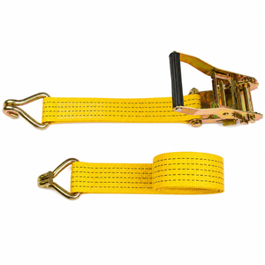 <b>Cargo</b> Lashing Abrasion Resistant Ratchet Tie Down Strap Polyester 50mm 5000kg Hook for Truck Transport Factory Supply - Product Image 6