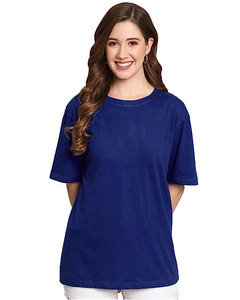 Oversized T-shirt for women Embroidery Logo Graphic Printed on Blank T Shirts in bulk for Women 100% Cotton <b>Tshirts</b> - Product Image 1