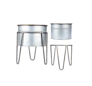 Macetas y macetas decorativas para sala de estar, macetas de Metal clásicas Vintage de alta calidad, decoración moderna para interiores y exteriores - Product Image 6