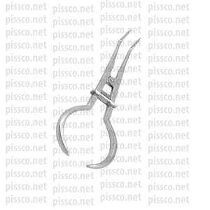Pinzas dentales Endodontic Ivory Punch Forceps | Fórceps dentales Ainsworth | Instrumentos quirúrgicos Instrumentos dentales fabricados por Pissco - Product Image 5