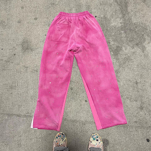 <b>Men</b> Vintage Acid Wash Trousers Loose Fit Streetwear Pants Cotton Fabric Wholesale - Product Image 6
