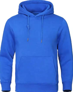 Sudaderas con capucha en blanco de algodón de rizo francés GSM 400 para hombres altos con diseño personalizado - Product Image 2