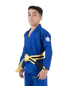 2024 logotipo personalizado al por mayor 100% algodón Karate BJJ Gis Kimono ropa de Fitness para hombres en Color caqui para Judo Grappling artes marciales - Product Image 3