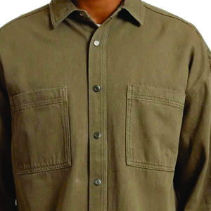 Nouveau à la mode décontracté coton manches longues bouton vers le bas mode printemps automne hommes à manches longues T-shirt vêtements pour hommes - Product Image 6