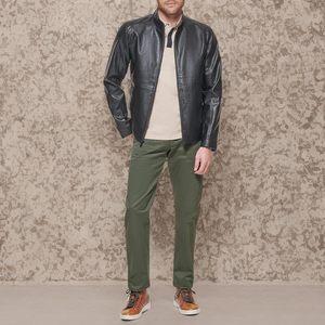 Chaqueta de cuero de alta calidad de nuevo estilo para hombre 2025 nueva llegada último diseño precio bajo chaquetas de cuero para hombre - Product Image 4