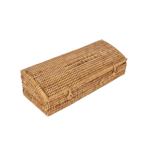 Caja de Té de Ratán de 5 Secciones de la Mejor Calidad con Tapa, Organizador, Cajas de Almacenamiento Hechas por VgreenArt de Vietnam - Product Image 2