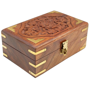 Excelente caja de almacenamiento de madera creativa, organizador de joyas personalizado al por mayor para el hogar, cocina, oficina, organización de almacenamiento 2025 - Product Image 5