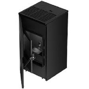 Poêle à granulés de bois PANSEE autoportant pour chauffage hivernal, alimentation automatique, installation rapide pour chauffage domestique - Product Image 3