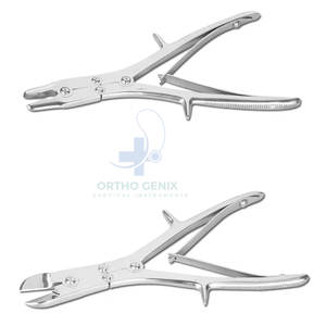 Pince à os en acier inoxydable Double action manuelle de haute qualité pour usage orthopédique hospitalier - Product Image 1