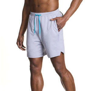 Short de sport athlétique à taille élastique à séchage rapide pour hommes de 5 pouces avec poche zippée Fitness Running Short de sport respirant pour hommes - Product Image 2