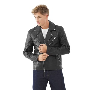 Chaqueta de Motociclista de Cuero de Alta Calidad 2026 para Hombre - Diseño Urbano Elegante y Personalizado, Ecológica y Transpirable con Cierre de Cremallera - Product Image 1