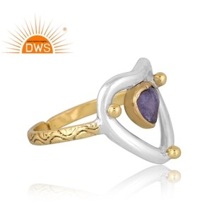 Anillo de piedras preciosas de tanzanita Natural de plata de ley más vendido, joyería de diseño personalizado para mujer, regalo para ella - Product Image 4