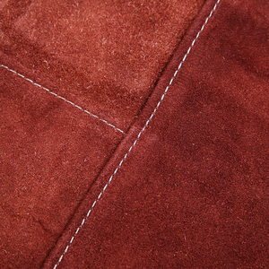 Delantal de soldadura de cuero, equipo de protección de soldadura ignífugo para hombres, delantal de soldadura, ropa de trabajo resistente al calor De cuero resistente - Product Image 3