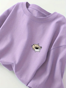 Camiseta de algodón 100% ajustada con cuello redondo para hombre 2024 con stock de logotipo de impresión personalizado, ropa a granel, fardo de ropa mixta, ropa usada - Product Image 5