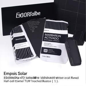 Panneau solaire monocristallin HJT demi-cellule Emrys Solar ES430M54-NT2 550W-600W certifié TUV pour usage industriel - Product Image 2