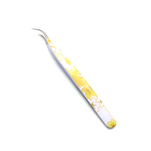 Pince à épiler en acier inoxydable de haute qualité à prix de gros, durable, antistatique, à pointe fine, texture lisse, emballage personnalisable - Product Image 1