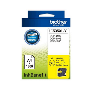 Cartouche d'encre Brother LC535XL haute capacité jaune et noire - Product Image 1
