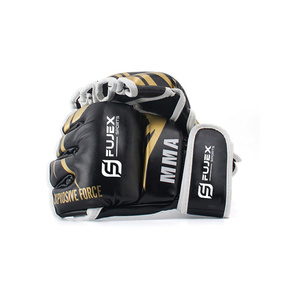 Guantes de boxeo y MMA profesionales hechos a medida de alta calidad, empuñaduras deportivas para exteriores con cuero PU y logotipo personalizado - Product Image 3