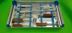 Kit d'instruments orthopédiques élastiques en acier inoxydable pour chirurgie vétérinaire manuelle modulaire de la hanche fémorale CE SurgiRight - Product Image 3