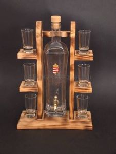 Wholesale Factory Price Traditional Non-folding Multifunction Wood Glass Stand Home Decorative Pine Wooden Wine Glass Holder - Product Image 5