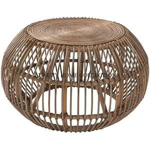 Juego de 2 taburetes de ratán de diferentes tamaños, calidad de lujo, más vendidos, forma redonda, taburete de ratán para el hogar y el jardín, accesorio para muebles - Product Image 2