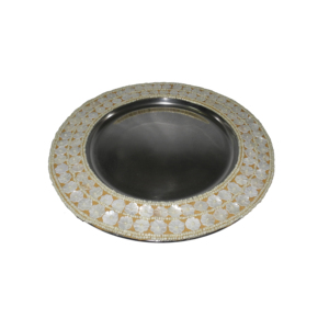 Table à dîner écologique accessoires de service hôtel Restaurant mariage restauration pour chargeur plaque décorative serveur plaque - Product Image 6