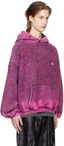 Sudadera con capucha Acid Wash Pigment Slit en prendas de invierno negras ahumadas de Independent Trading Co Hoodies - Product Image 2