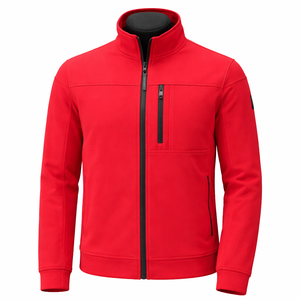 Chaqueta Softshell con Logotipo Personalizado OEM ODM, Chaqueta de Trabajo para Exteriores con Cremallera Completa, Resistente al Viento, al Agua y Transpirable, Forrada de Forro Polar - Product Image 1