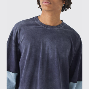 Camiseta de lavado ácido Premium Camiseta de algodón de gran tamaño con ajuste relajado Vintage Streetwear Look para hombres y mujeres - Product Image 5