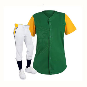 เครื่องแบบซอฟต์บอลแห้งเร็วดีไซน์ใหม่ชุดซอฟต์บอลระบายอากาศได้ดี - Product Image 2