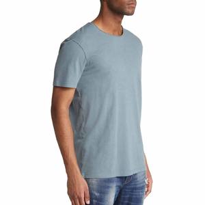 T-shirt en jersey de coton à col rond et manches courtes pour homme T-shirt à col rond classique en coton à séchage rapide pour homme - Product Image 2