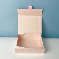 Boîte-cadeau de vêtements pliants haut de gamme avec ruban Logo personnalisé Chemises habillées de mariage de luxe Chaussures Boîte d'emballage magnétique Vêtements de bébé