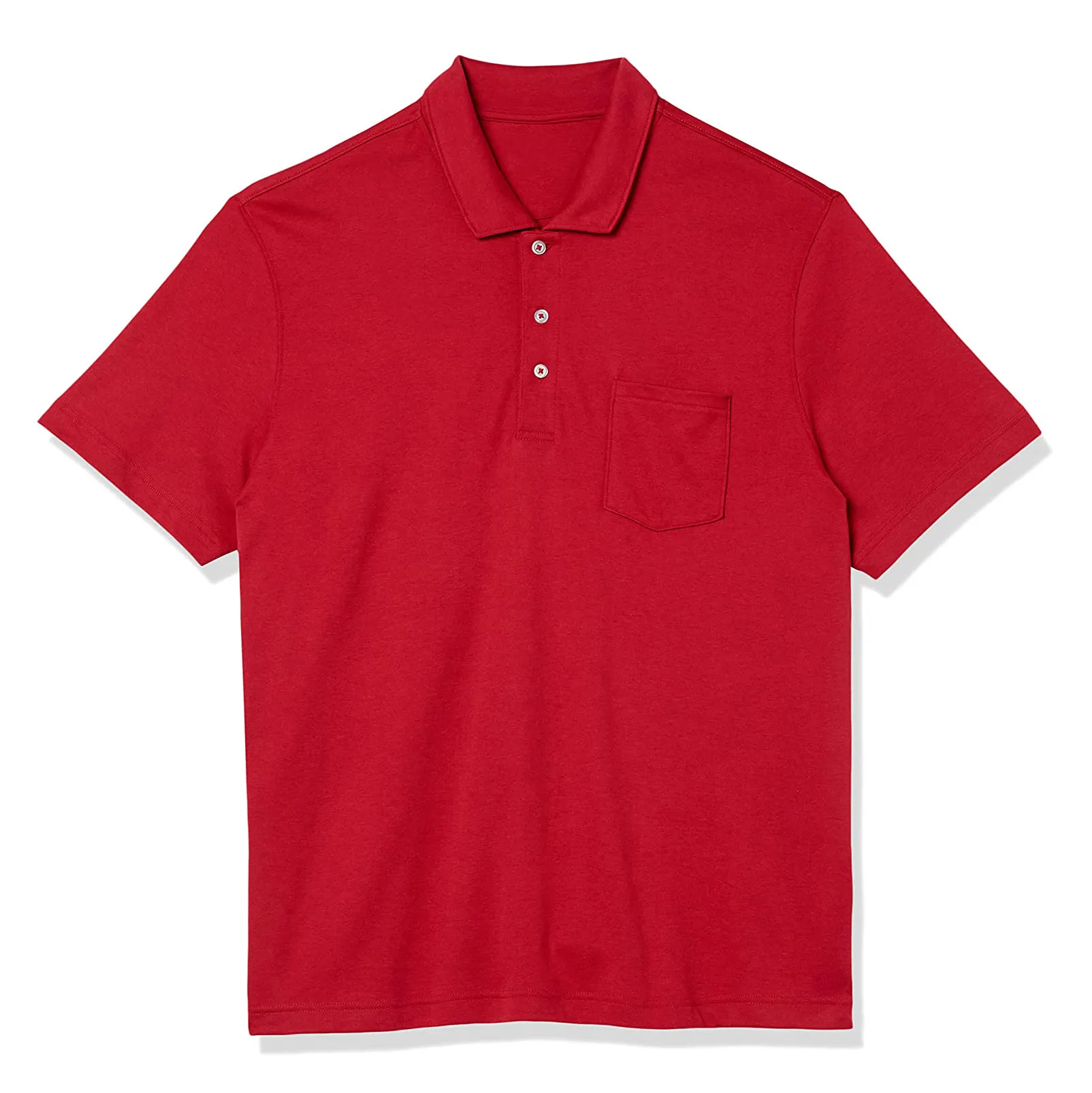 Blok Kleur Poloshirt Voor Kantoor 3 Knopen Pique Polo-Shirts Groothandel Prijs Custom Merk Logo Casual Rood/Grijs/Wit Poloshirt