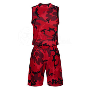 Uniforme de baloncesto de diseño personalizado malla poliéster transpirable Jersey logotipo impreso conjuntos de ropa deportiva de talla grande de secado rápido - Product Image 3