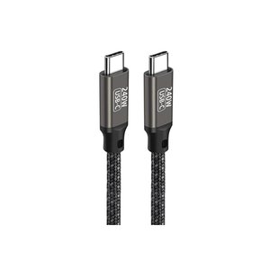 Cable de Datos Netzy QG02 Tipo-C PD3.1, 240W, 480Mbps, 3M, Carga Rápida 3A, 5M-SAFA, Negro, Cable de Carga para Teléfono Móvil, Caja, 2 Años de Garantía - Product Image 5