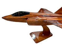 Modèle d'avion de chasse en bois d'acajou F15/F22/F35, modèle d'avion en bois massif multi-modèles à l'échelle, provenant du Vietnam