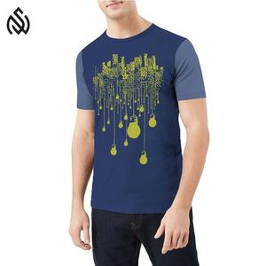 Camiseta estampada de cuello redondo para hombre, Camiseta de cuello redondo, camisetas de manga corta de Color liso, ropa informal de nuevo diseño para hombre - Product Image 1