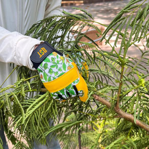 Women's Cowhide <b>Leather</b> Safety <b>Gloves</b> Thorn Proof Puncture Resistant Touchscreen Compatible Custom Logo for <b>Gardening</b> Working - Product Image 4