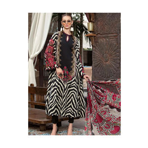 2023 nueva moda Eid colección mujer Salwar Kameez señoras Shalwar Kameez vestido hecho de seda y algodón para la venta - Product Image 2