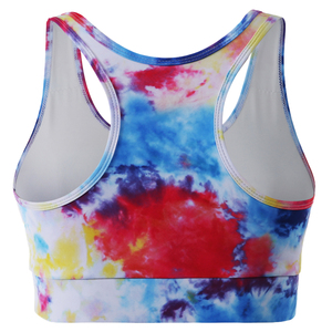 Sujetador Deportivo Halter Premium sin Costuras con Estampado por Transferencia Térmica para Mujer, para Yoga, Fitness, Gimnasio, Correr, de Secado Rápido, Transpirable, Antichoque, con Elasticidad en Cuatro Direcciones - Product Image 2