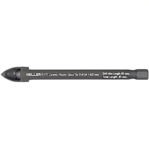 HELLER QuickBit Ceramic Master, foret pour verre/carrelage, 8,0 mm, longueur totale 85 mm - Product Image 3