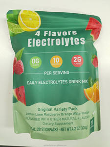 Private Label Adult Hydration BCAA & Potassium Keto <b>Electrolyte</b> <b>Powder</b> Real Raspberry Lemon Flavor Hydration Drink Supplement - Product Image 2