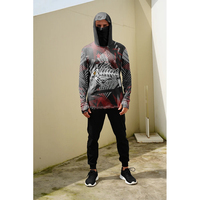 Chemise de pêche à manches longues pour hommes adultes de qualité supérieure, personnalisée, avec capuche, UPF50, résistante aux UV, respirante, imprimée par sublimation, séchage rapide