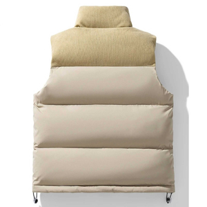 Veste matelassée sport pour homme, personnalisée, de haute qualité, à manches régulières, enduite, coupe-vent, en toile respirante et à séchage rapide, pour l'extérieur - Product Image 2
