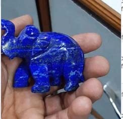 Labradorita de moda 5-10mm aproximadamente elefante tallado piedra preciosa tallada a mano para hacer joyería de moda y regalo de Navidad - Product Image 4